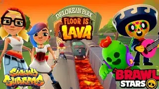 🌋 FLOOR IS LAVA Challenge 2025 | Subway Surfers vs Brawl Stars Epic Battle