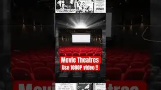 Why Movie Theatres and Cinema Halls uses 1080p videos instead of 4k ?
