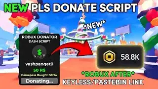 🤑 [WORKING] PLS DONATE ROBUX STEALER SCRIPT |  KEYLESS &bull; UNDETECTED &bull; MAIN SAFE 