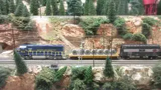 Great Northern Railway: Mark 'road testing' his BAR diesel at Marias pass