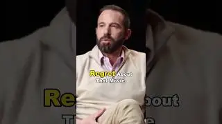 Ben Affleck Opens Up About His Regrets Playing Batman #shorts #batman #benaffleck