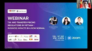 Webinar: Tax and Transfer Pricing Regulations in Vietnam - Business Impacts in a New Normal