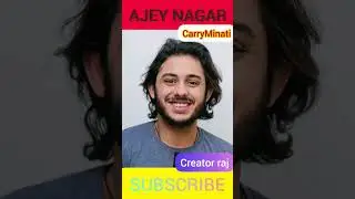 Ajey Nagar 😊 (CarryMinati) Transformation 1999 to present 😊 #shorts#transformation#carryminati 😊