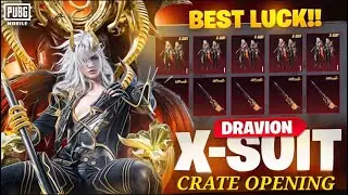 DRAVION X SUIT CRATE OPENING || FINALLY NEW X SUIT IS HERE AND GIVEAWAY