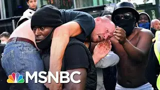 Black Protester Explains Why He Carried Counter-Protester To Safety | MSNBC