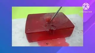 EXPERIMENT GLOWING 1000 DEGREE FIREBALL VS RED JELLY