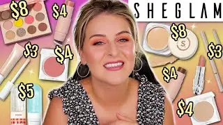 Is *SHEGLAM* Makeup ACTUALLY Good? // Skinfluencer Full Coverage Foundation Balm & more!