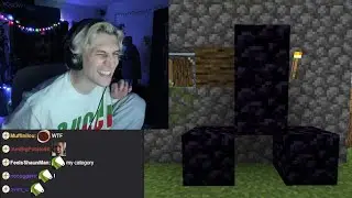 xQc реагирует на мировой рекорд Obsidian C*ck