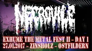 Necrovile LIVE @ Exhume The Metal 2 - Day 1 - Zinsholz Ostfildern - 27.01.2017 - Dani Zed