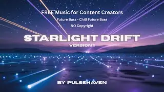 FREE MUSIC FOR CREATORS | Starlight Drift Version 1 | Chill Future Bass | No Copyright Music