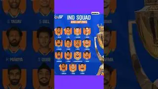 BCCI Asia Cup Squad Announce Cricket Fans Missed You Indian Players Squad 🤔 #rokofans #roko #ipl