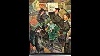 Cubist Art for Dummies - Vladimir Doronine (1955-   ): The Card Players