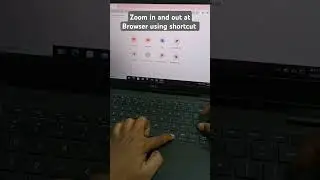 Zoom in Zoom Out shortcut key for Browser,