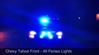 Chevy Tahoe - Blue Emergency Lights