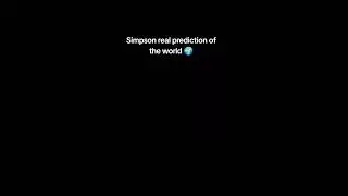 Simpson real prediction of the world #simpsons #sad #viralvideo