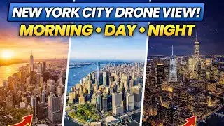 Newyork city beautiful drone view of morning day & night. Newyork city view capital of USA #newyork