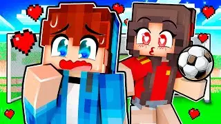 ¡Una FUTBOLISTA está LOCA por Mí en Minecraft!😍⚽