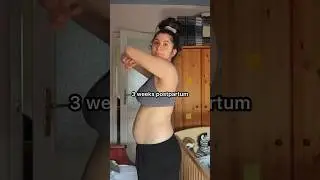 3 weeks postpartum belly shot #shorts #postpartum #postpartumupdate