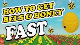 How To Get Bees & Honey Fast (Featuring Jr.Jack's Stats Guide) In ROBLOX ISLANDS!