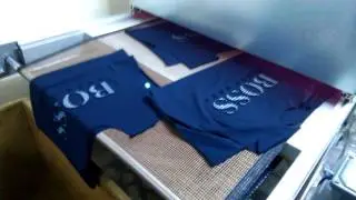 Lusso banmakser  textile emboss printing & dry  tekstil kurutma konveyörleri
