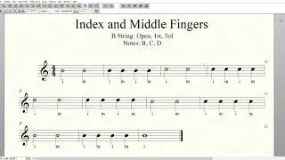 2 -  Index, Middle - B, C, D