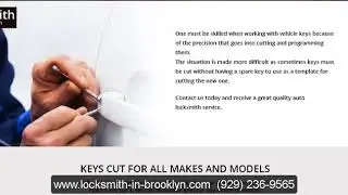 Locksmith In Brooklyn - Mobile Locksmith Services 929-236-9565