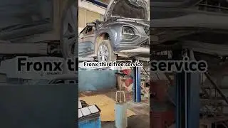 Fronx Third service after 10000 km #automobile #mechanic #fronx #nexa #maruti