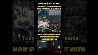 Global populations shift👈 #global #jakarta #tokyo #news #facts #trending #viral #population