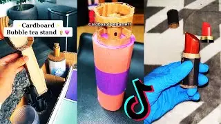 Cardboard Crafts Tiktok Compilation 📦 ASMR Cardboard Tik Toks