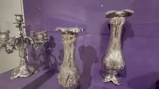 Gorham Martele silver case at the Dallas Museum of Art