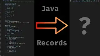 Immutable data classes in java with records