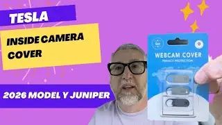 Аксессуар Juniper для Tesla Model Y 2026 года! Внутренняя крышка камеры
