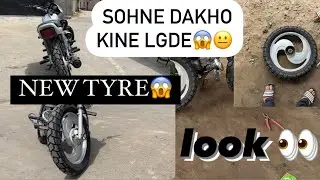 New tyres 😉 what a look😱#highlevelwale #blacklisted #splendorlover #explore #jot #vlogs
