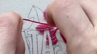 Big Flowers Embroidery pattern