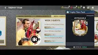 FIFA mobile Trophy Titan free pack