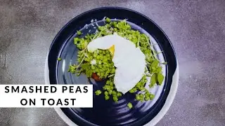 Smashed Peas on Toast by Elena Duggan