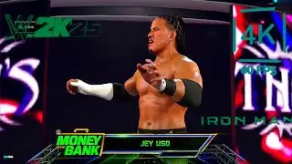 WWE 2K25 | Коди Роудс против Джея Усо | Чемпионат WWE | Ironman | 4K60Fps | ⭐⭐⭐⭐⭐