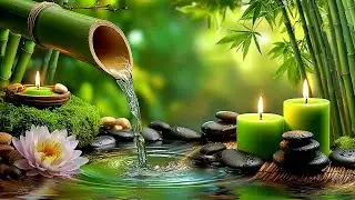 Gentle Piano & Bamboo Water Sounds | Stress Relief Ambience for Yoga, Study & Better Sleep