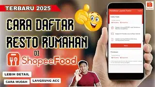How to Register as a Shopee Food Seller in 2025 | How to Register as a Shopee Partner in 2025