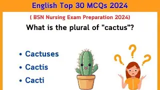 Comprehensive English MCQs for BSN Entry Test 2024 || Lesson 7 #BSNTestPrep  #BSN2024