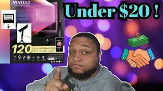 The Best Studio Lights Under $20! | Vivitar 120 LED Studio Light