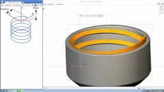 How To Draw Helical Sweep On Bottle Cap Using Creo Parametric | Design Your Tool | Tutorial Part