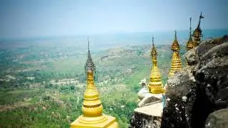 Monasterio Taung Kalat en Myanmar