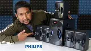 Philips SPA4040B 5.1 HOME THEATER DETAIL SOUND BASS TEST IN HINDI⚡️BEST 5.1 HOME THEATER UNDER 5K