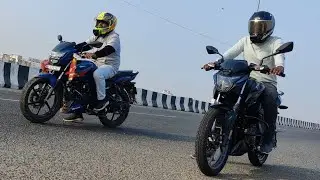 Pulsar P150 Vs Apache Rtr 160 2v Race