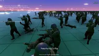 WW2 10.000 German Soldiers vs 10.000 U.S Soldiers. UEBS Ultimate Epic Battle Simulator.