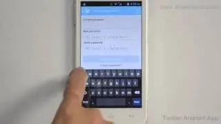 Twitter Android App - How To Change Password
