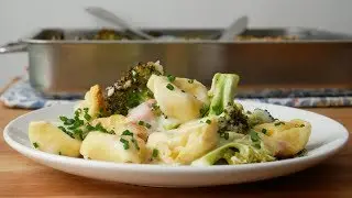 Tortellini Auflauf mit Brokkoli & Schinken || Tortellini Casserole with Broccoli & Ham || [ENG SUBS]