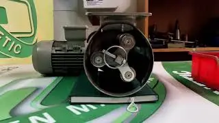The smallest rotating magnetic grid separator  that we made