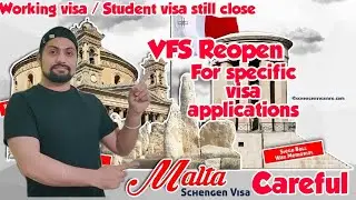 Malta VFS update 2021- Malta Visa Application Centers reopened #short
